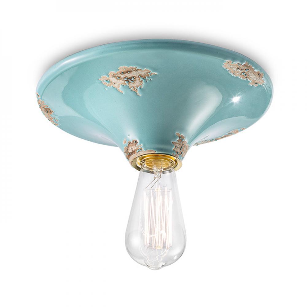 ferroluce C134 via turkiz kek kopottas provansz country loft mediterran vintage mennyezeti lampa kezzel festett keramia lampa kamra halo etkezo konyha alacsony belmagassag.jpg